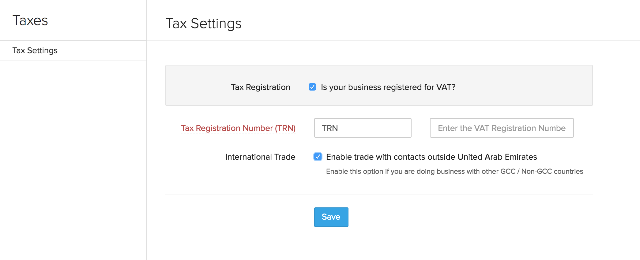 Enabling VAT