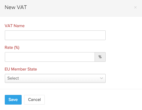 New VAT Rate for Eu Member State