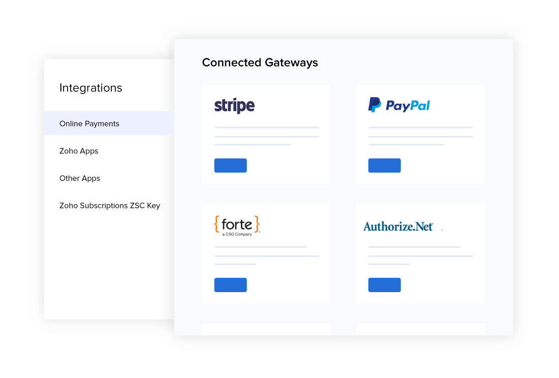 Seamless Payments with Zoho Subscriptions