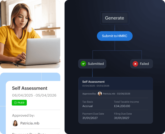Self&nbsp;Assessment return filed successfully in Zoho Books