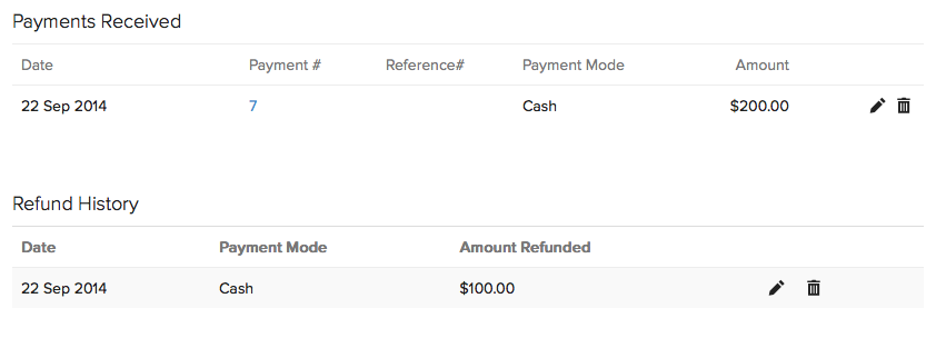 Refund Detail