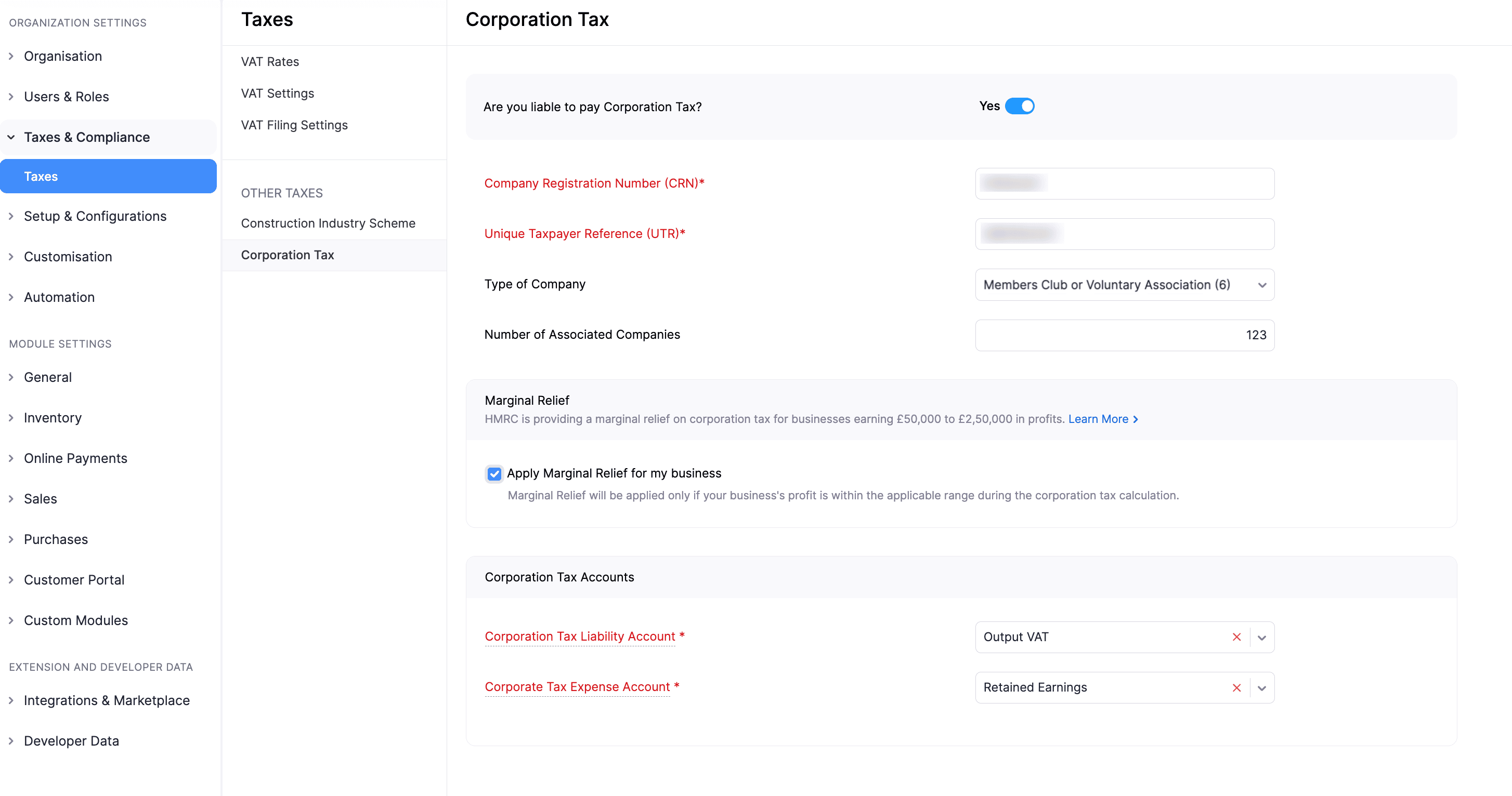 Enable Corporation Tax
