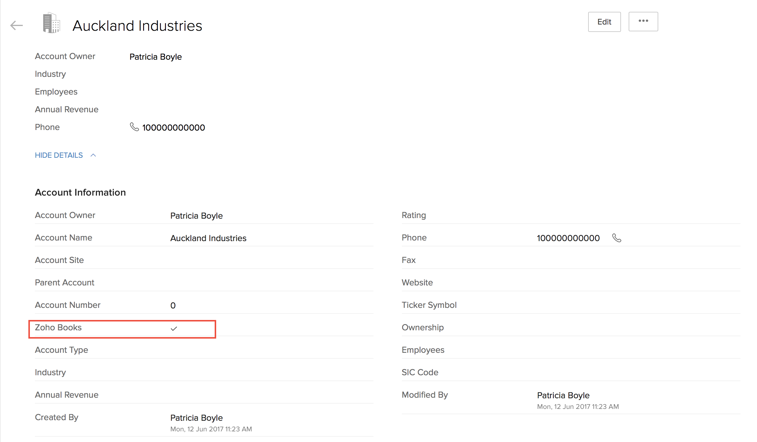 Zoho BooksZoho CRM Integration Help Zoho Books