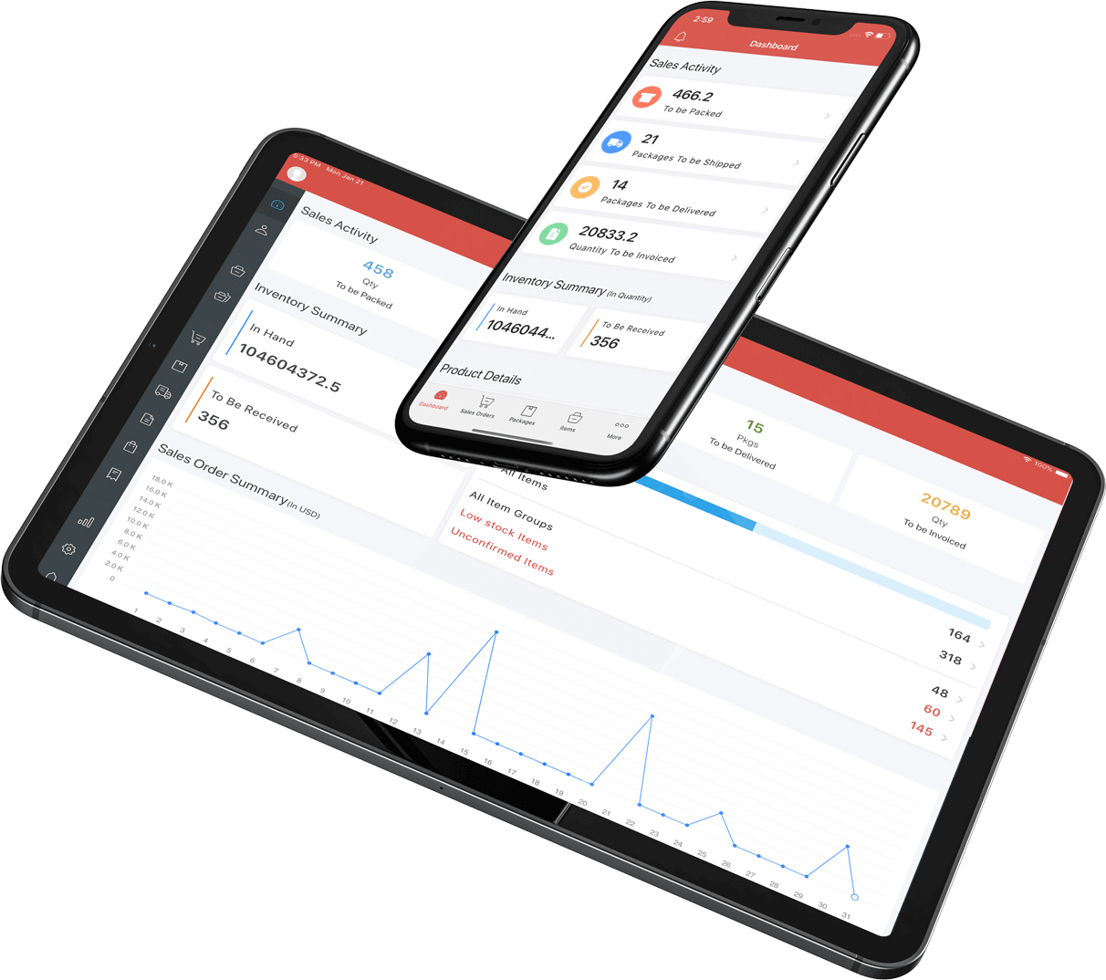 Mobile Apps For Android & iOS | Zoho Inventory