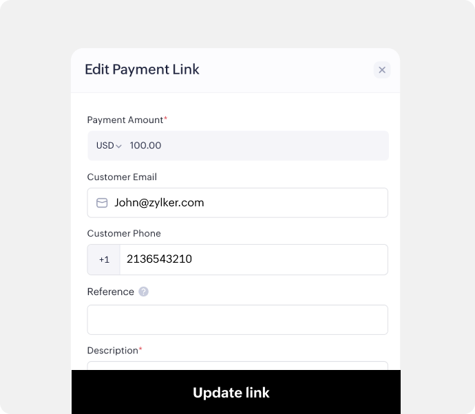 Edit active links