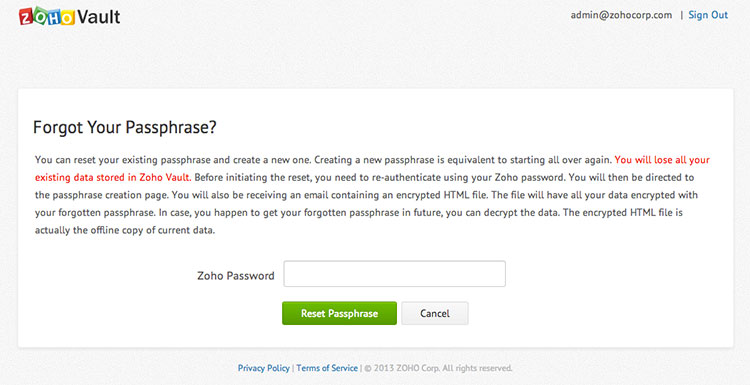 重置密码 重置密码