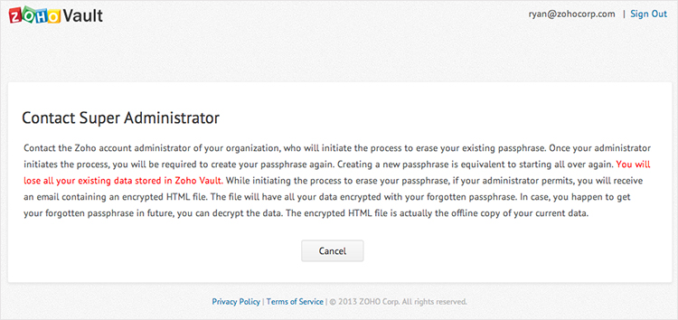 忘记密码 - 用户