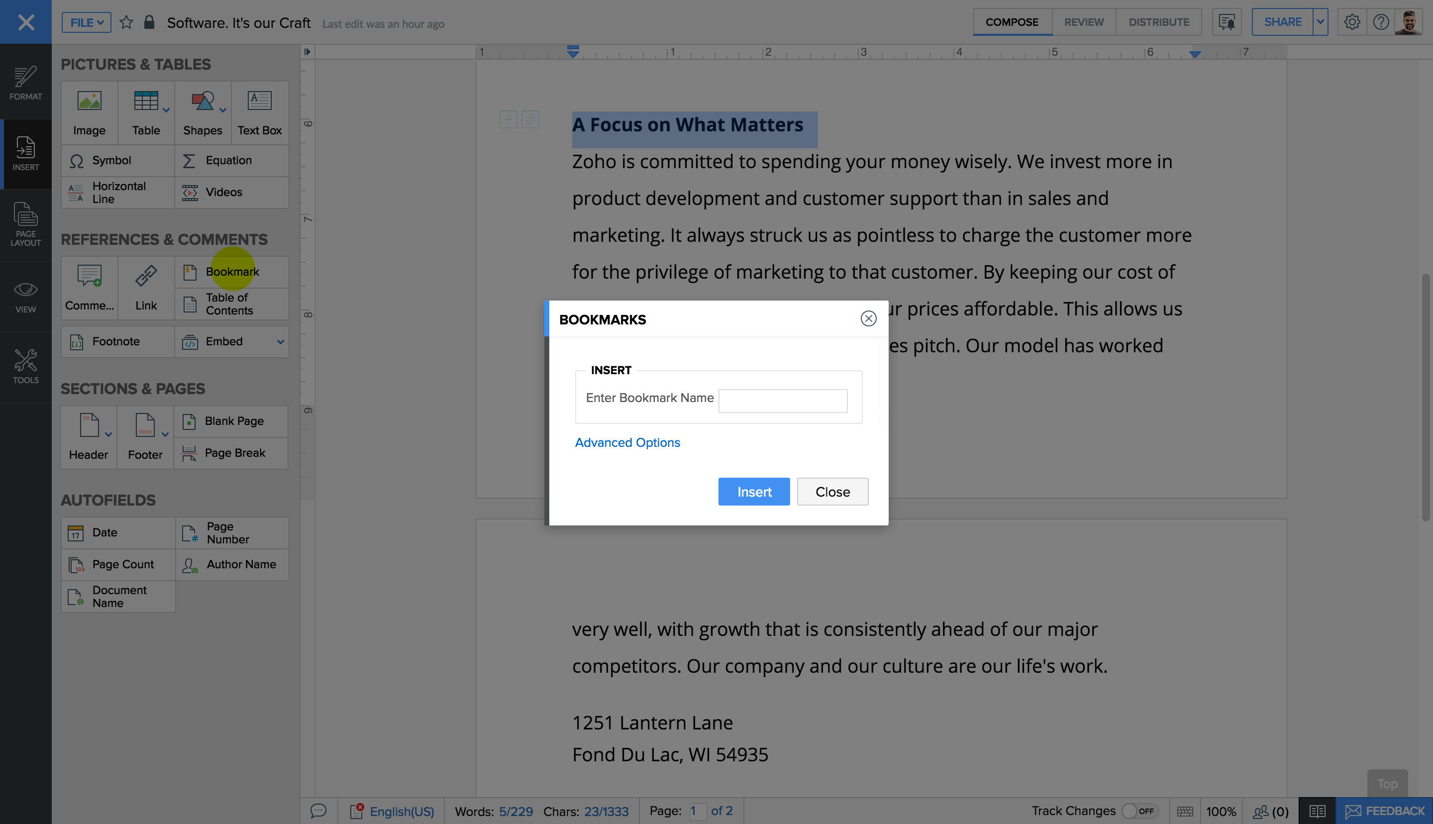 添加书签 添加书签