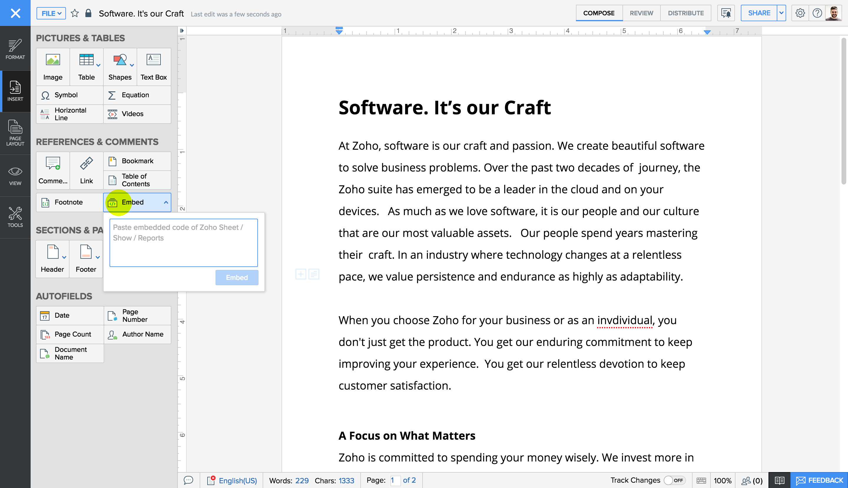 嵌入演示 嵌入演示